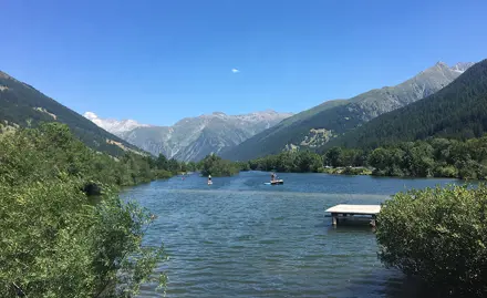 Les filtres UV dans le lac de Geschinen