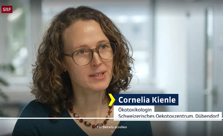 Centre Ecotox dans SRF Kassensturz sur les produits de débouchage