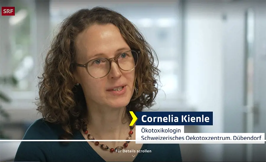 Centre Ecotox dans SRF Kassensturz sur les produits de débouchage